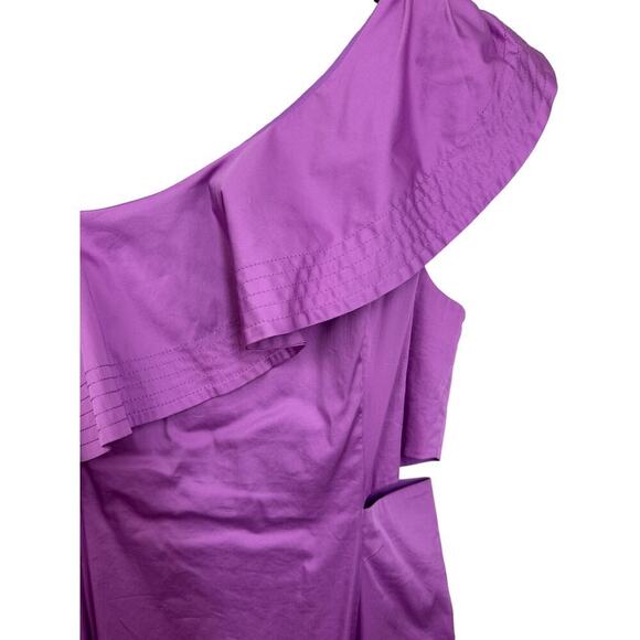 VERONICA BEARD Beilla One-Shoulder Midi Dress Size 16 NWT - Picture 9 of 14